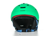 360 graden product foto Groene Ski Helm