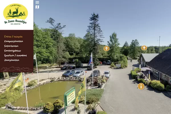 Virtuele tour Camping de zeven heuveltjes - Ees