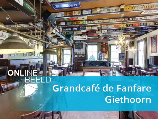 Virtuele tour Grandcafé de Fanfare Giethoorn