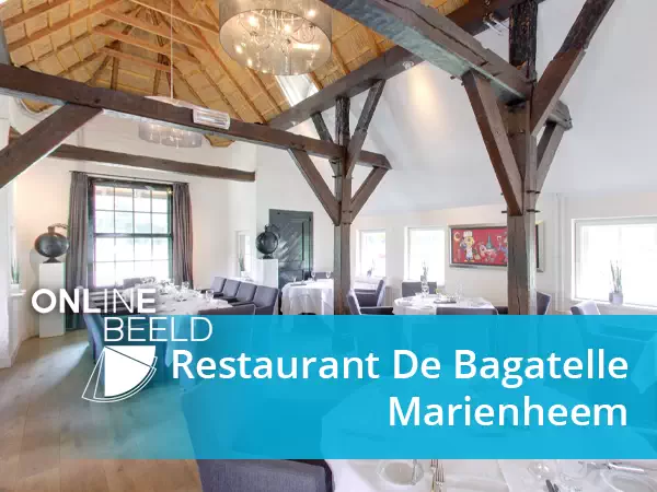Virtuele tour Restaurant de Bagatelle Marienheem