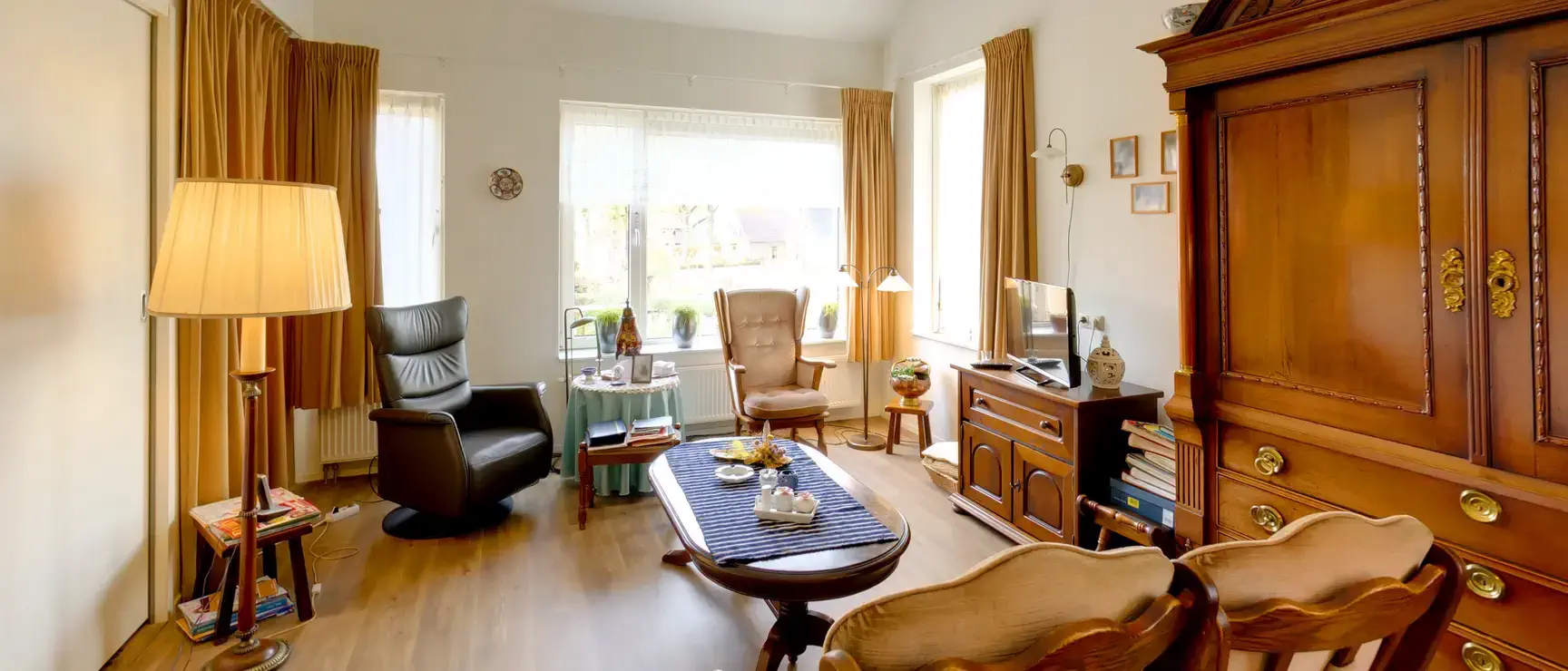 virtuele tour cliënt appartement bij woonzorgcentrum De Schoel