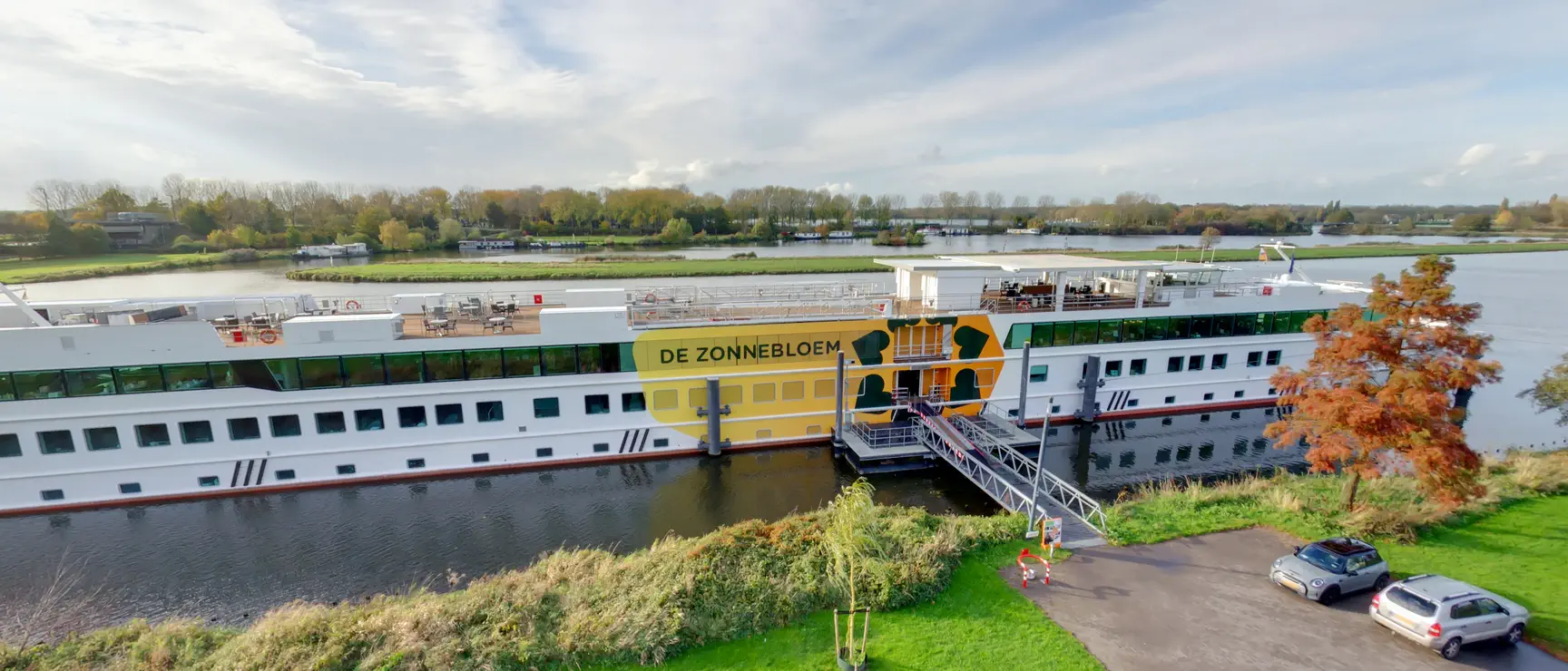 360°-foto buitenaanzicht van de Zonnebloem