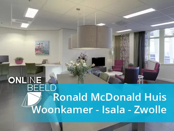 Virtuele tour Ronald McDonald Huis Woonkamer Isala